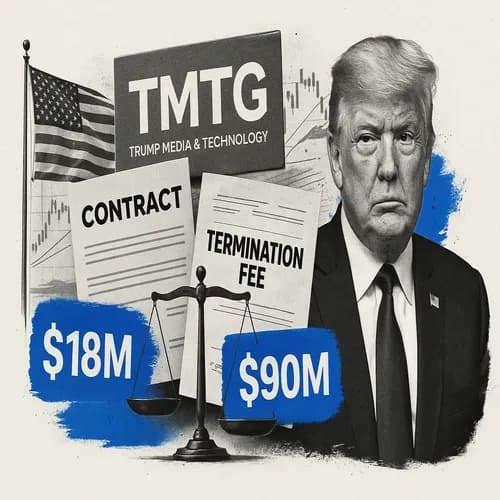 Trump Media and Technology (DJT) says if merger is terminated under certain c...